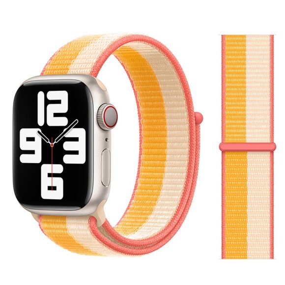 NEW BAND Maize White Strap Loop For Apple Watch - Picture 1 of 4